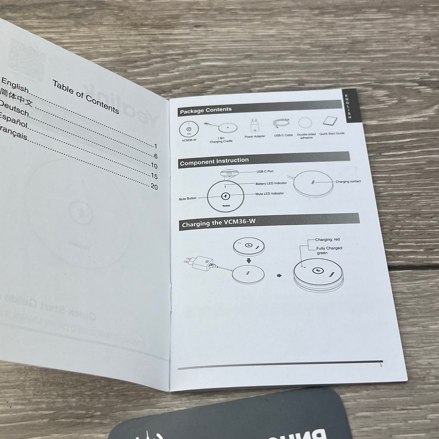 Yealink VCM36-W Package, беспроводной микрофонный массив 